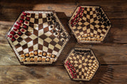 CHESS SET FOR THREE PLAYERS – MEDIUM