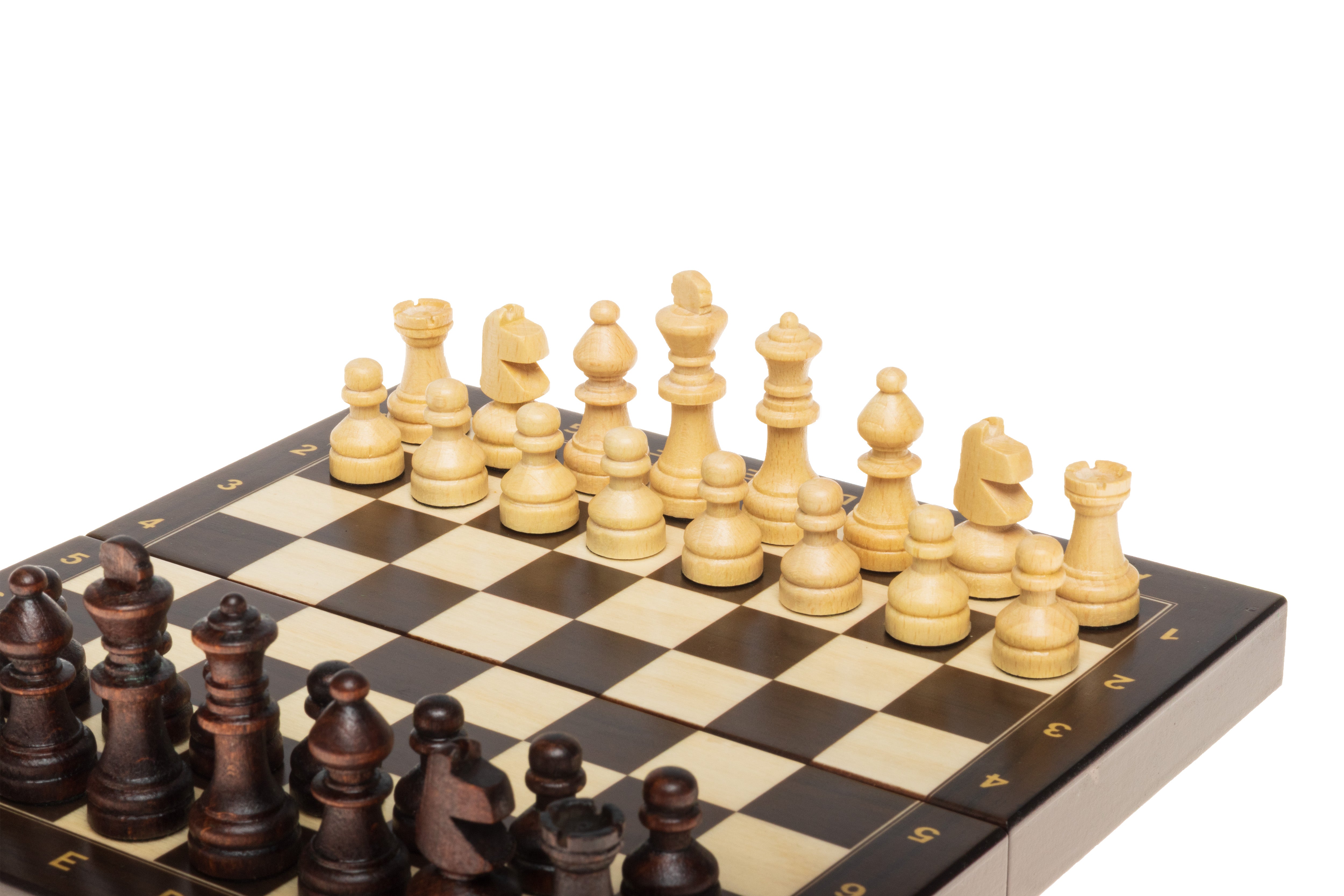 Wooden school chess mini 20 cm x 20 cm - Wooden school chess mini 20 cm x 20 cm