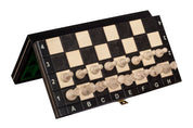 Black Wooden Magnetic Chess Set (27 cm)