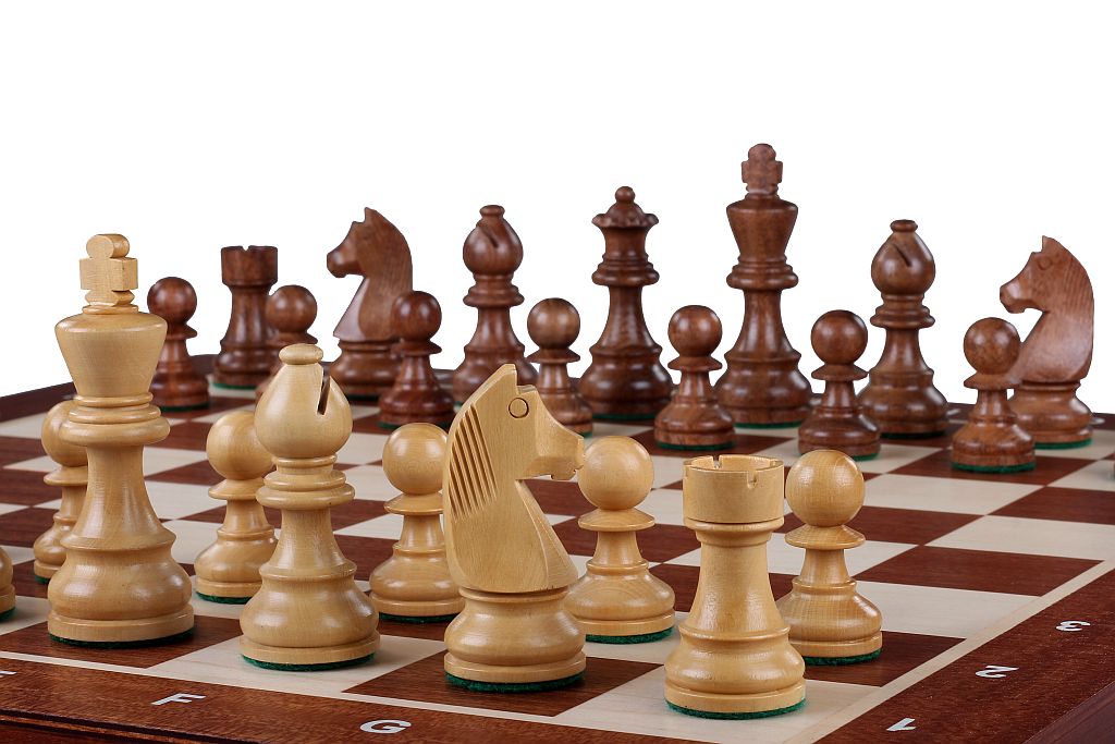 TOURNAMENT No5 intarsy GERMAN KNIGHT ACACIA 3,5" pieces - TOURNAMENT No5 intarsy GERMAN KNIGHT ACACIA 3,5" pieces