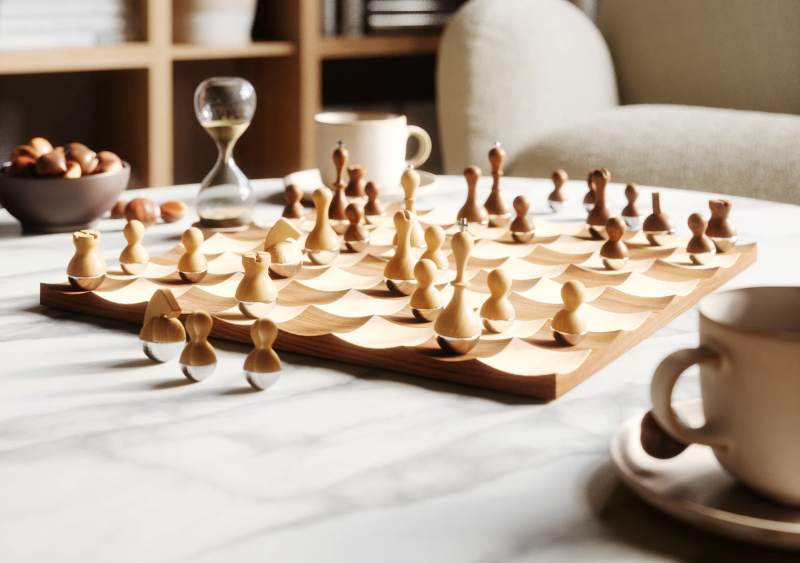 Wobble designer chess set - Wobble designer chess set