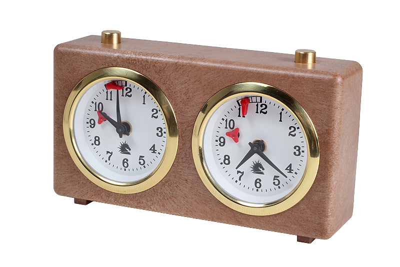 CLASSSIC plastic chess clock – BROWN SMALL - CLASSSIC plastic chess clock – BROWN SMALL