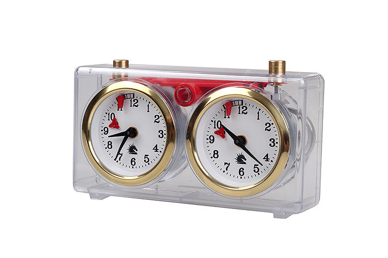 CLASSIC CLEAR analog chess clock - CLASSIC CLEAR analog chess clock