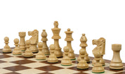 No6 Sapele Chessboard + 3.75" French Acacia pieces