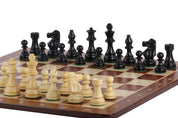No6 Padauk Chessboard+3.75" French Ebonised pieces